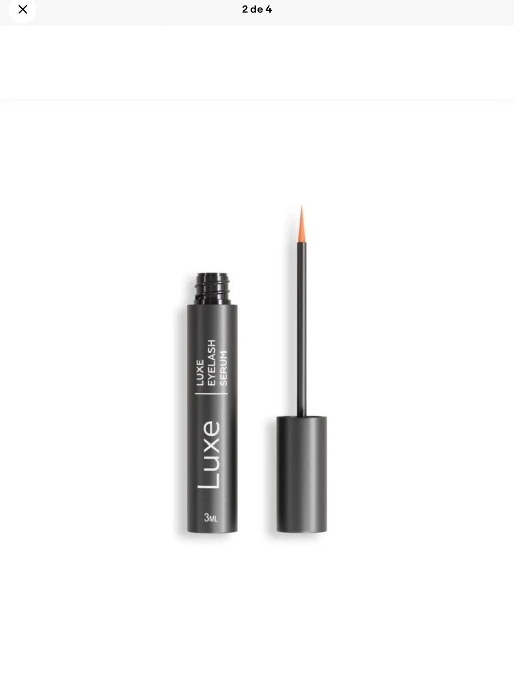 Luxe Eyelash Serum - Black and Peach Brush